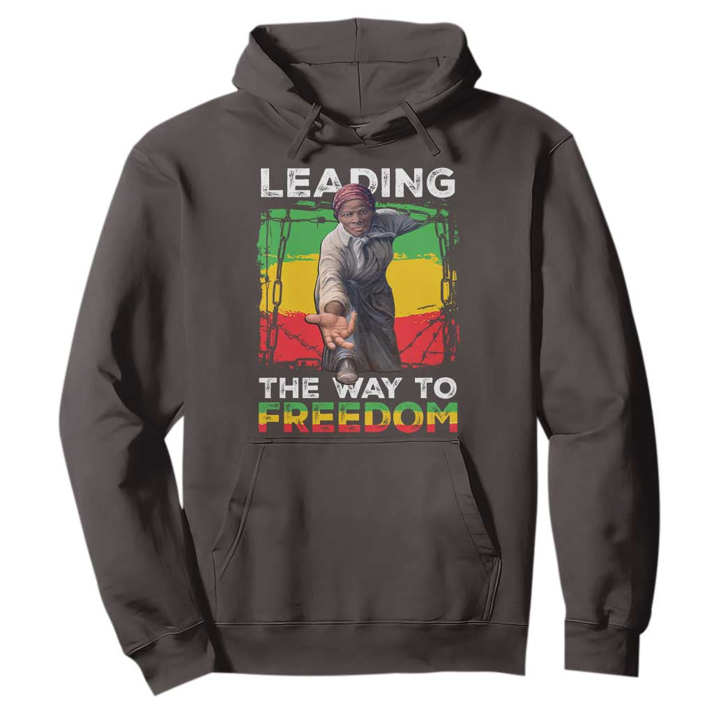 Harriet Tubman Hoodie Leading The Way To Freedom Black History TS09 Dark Chocolate Print Your Wear