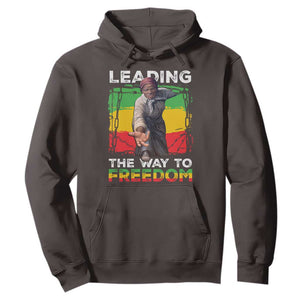 Harriet Tubman Hoodie Leading The Way To Freedom Black History TS09 Dark Chocolate Print Your Wear