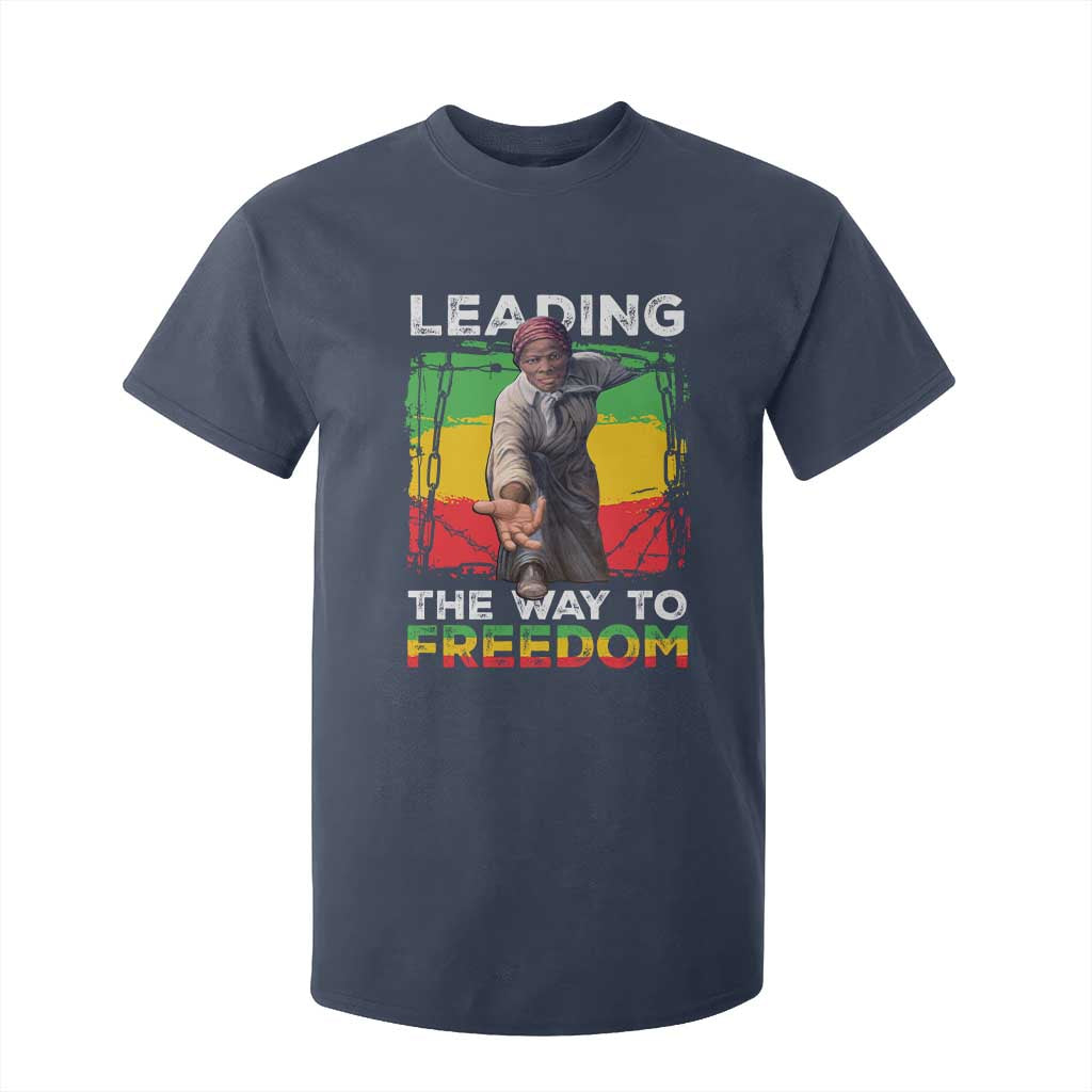 Harriet Tubman T Shirt For Kid Leading The Way To Freedom Black History TS09 Navy Print Your Wear
