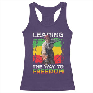Harriet Tubman Racerback Tank Top Leading The Way To Freedom Black History TS09 Purple Print Your Wear