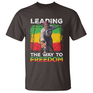Harriet Tubman T Shirt Leading The Way To Freedom Black History TS09 Dark Chocolate Print Your Wear