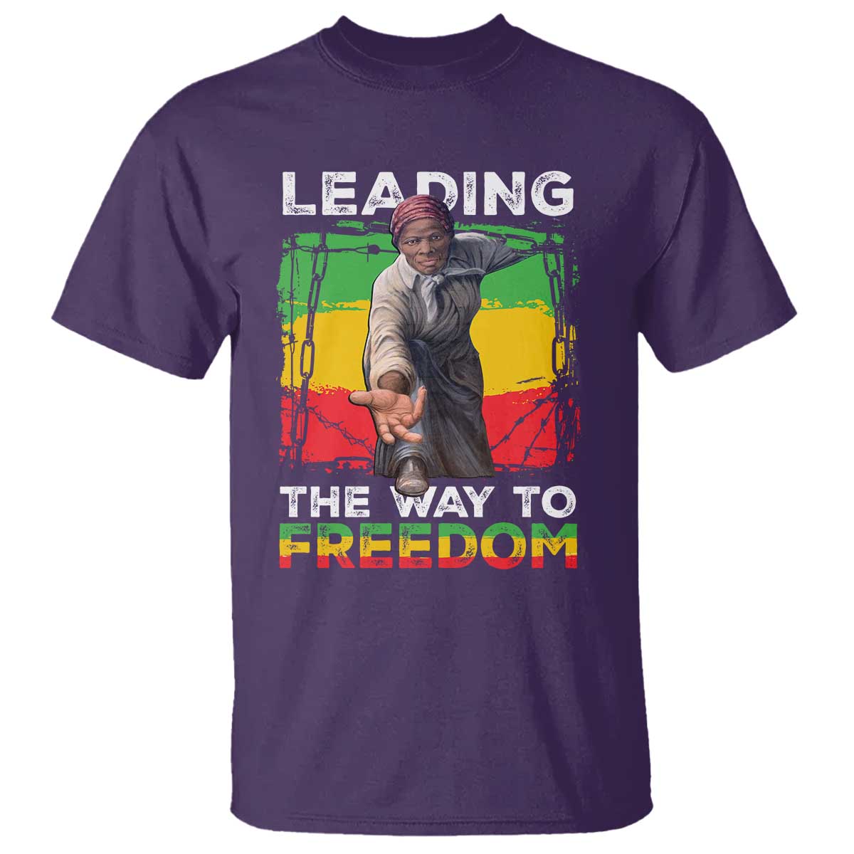 Harriet Tubman T Shirt Leading The Way To Freedom Black History TS09 Purple Print Your Wear