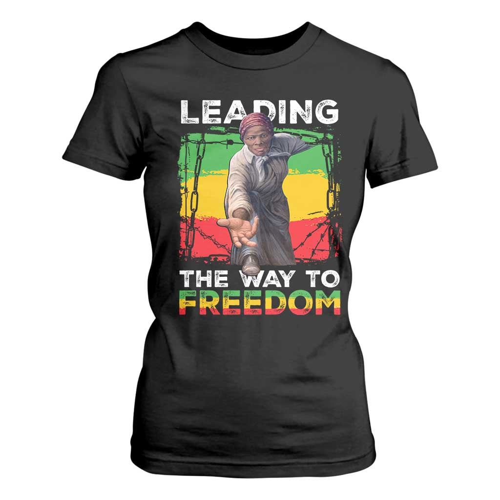 Harriet Tubman T Shirt For Women Leading The Way To Freedom Black History TS09 Black Print Your Wear