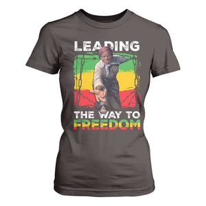 Harriet Tubman T Shirt For Women Leading The Way To Freedom Black History TS09 Dark Chocolate Print Your Wear