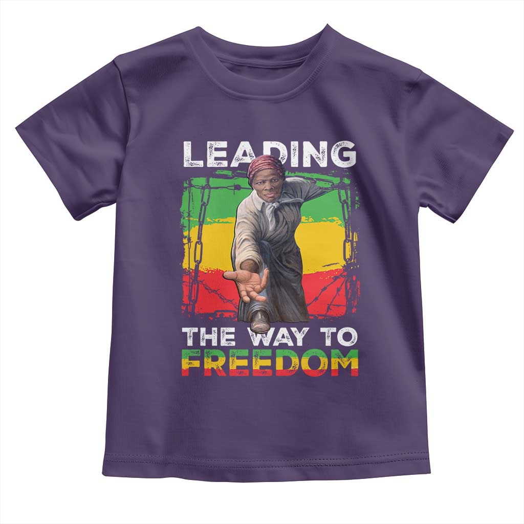 Harriet Tubman Toddler T Shirt Leading The Way To Freedom Black History TS09 Purple Print Your Wear