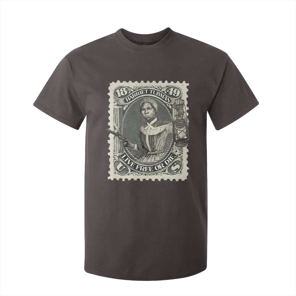 Harriet Tubman T Shirt For Kid Live Free Or Die Black History TS09 Dark Chocolate Print Your Wear