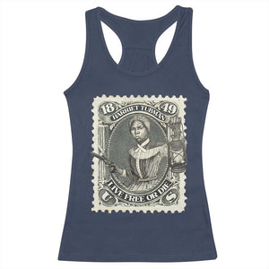 Harriet Tubman Racerback Tank Top Live Free Or Die Black History TS09 Navy Print Your Wear