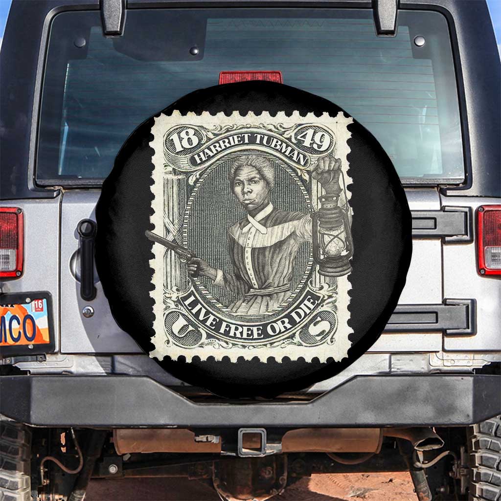 Harriet Tubman Spare Tire Cover Live Free Or Die Black History TS09 No hole Black Print Your Wear