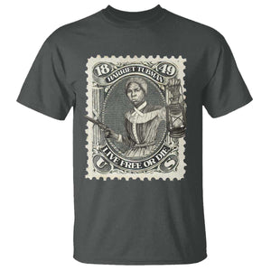 Harriet Tubman T Shirt Live Free Or Die Black History TS09 Dark Heather Print Your Wear