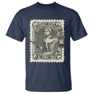 Harriet Tubman T Shirt Live Free Or Die Black History TS09 Navy Print Your Wear