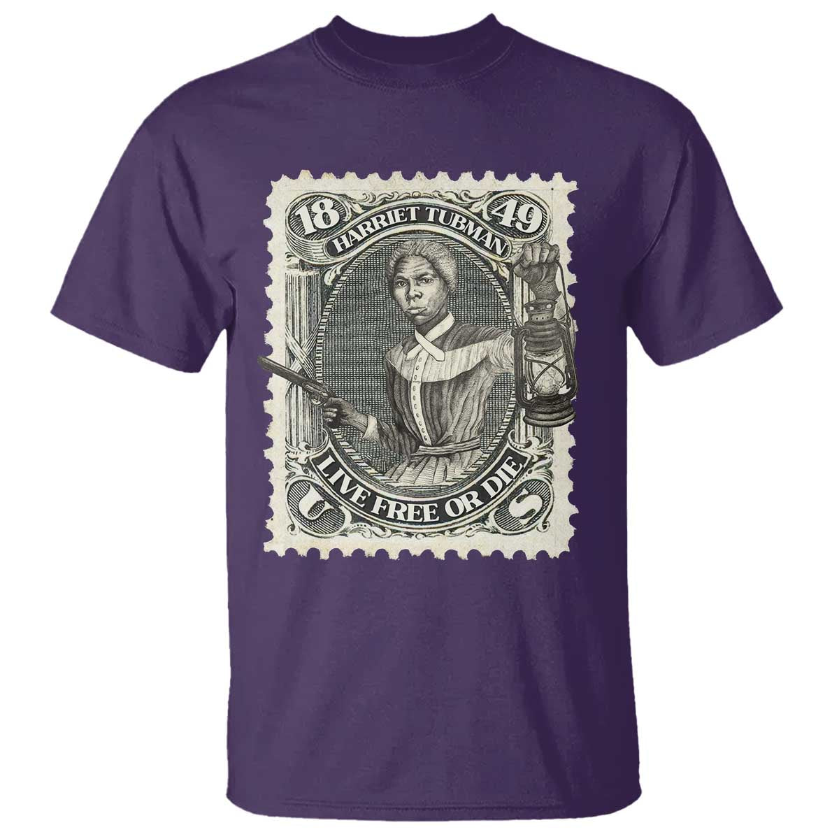 Harriet Tubman T Shirt Live Free Or Die Black History TS09 Purple Print Your Wear