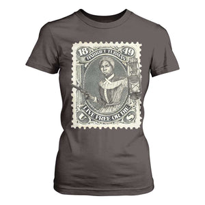 Harriet Tubman T Shirt For Women Live Free Or Die Black History TS09 Dark Chocolate Print Your Wear