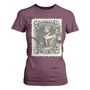 Harriet Tubman T Shirt For Women Live Free Or Die Black History TS09 Maroon Print Your Wear