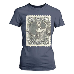 Harriet Tubman T Shirt For Women Live Free Or Die Black History TS09 Navy Print Your Wear