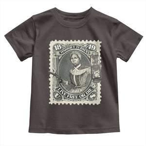 Harriet Tubman Toddler T Shirt Live Free Or Die Black History TS09 Dark Chocolate Print Your Wear