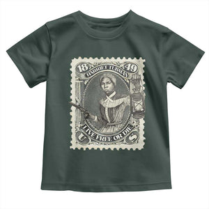 Harriet Tubman Toddler T Shirt Live Free Or Die Black History TS09 Dark Forest Green Print Your Wear