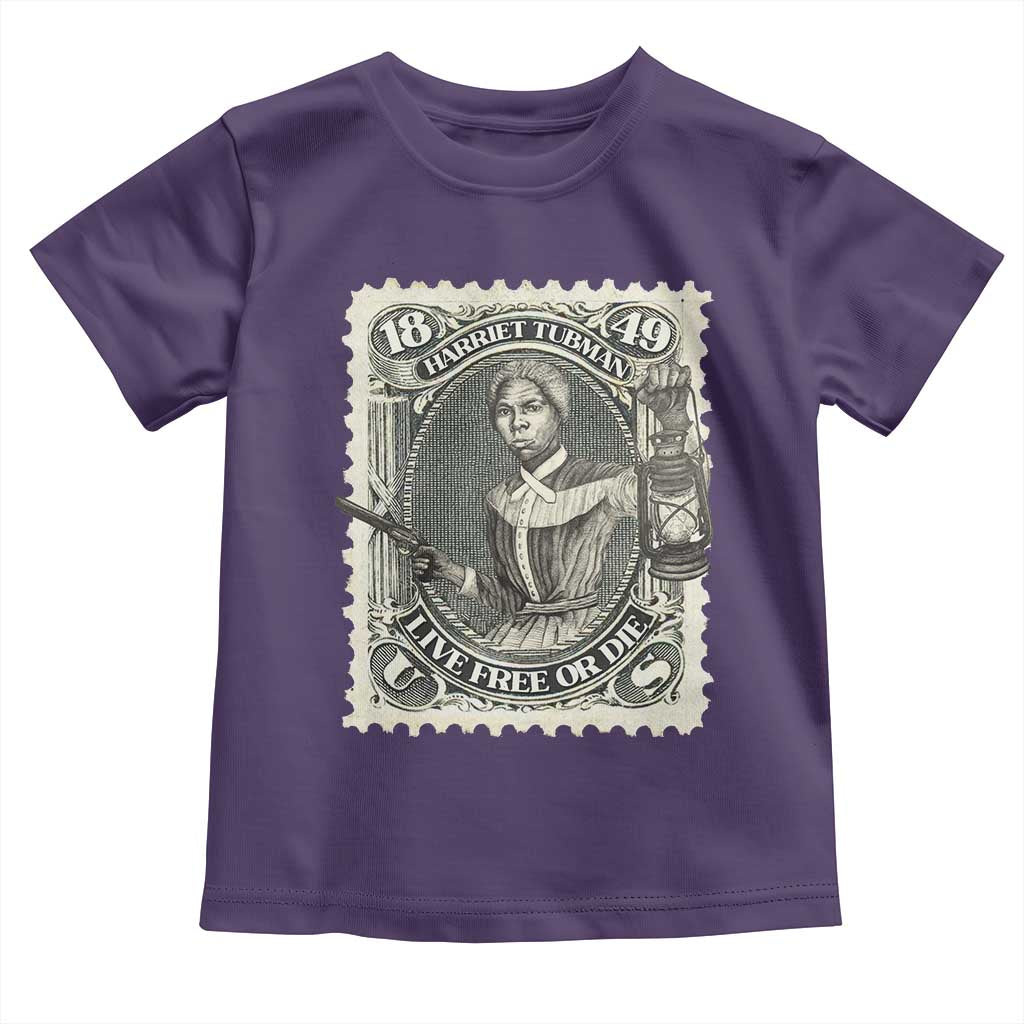 Harriet Tubman Toddler T Shirt Live Free Or Die Black History TS09 Purple Print Your Wear