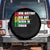 Malcolm X Spare Tire Cover Our History Did Not Begin In Chains TS09 No hole Black Print Your Wear