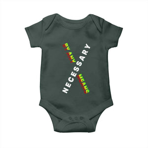 Malcolm X Baby Onesie By Any Means Necessary Black History TS09 Print Your Wear