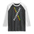 Malcolm X Raglan Shirt By Any Means Necessary Black History TS09 Black White Print Your Wear