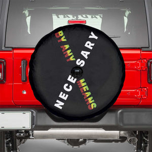 Malcolm X Spare Tire Cover By Any Means Necessary Black History TS09 Black Print Your Wear