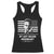 Malcolm X Racerback Tank Top By Any Means Necessary American Flag TS09 Black Print Your Wear