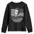 Malcolm X Youth Sweatshirt By Any Means Necessary American Flag TS09 Black Print Your Wear