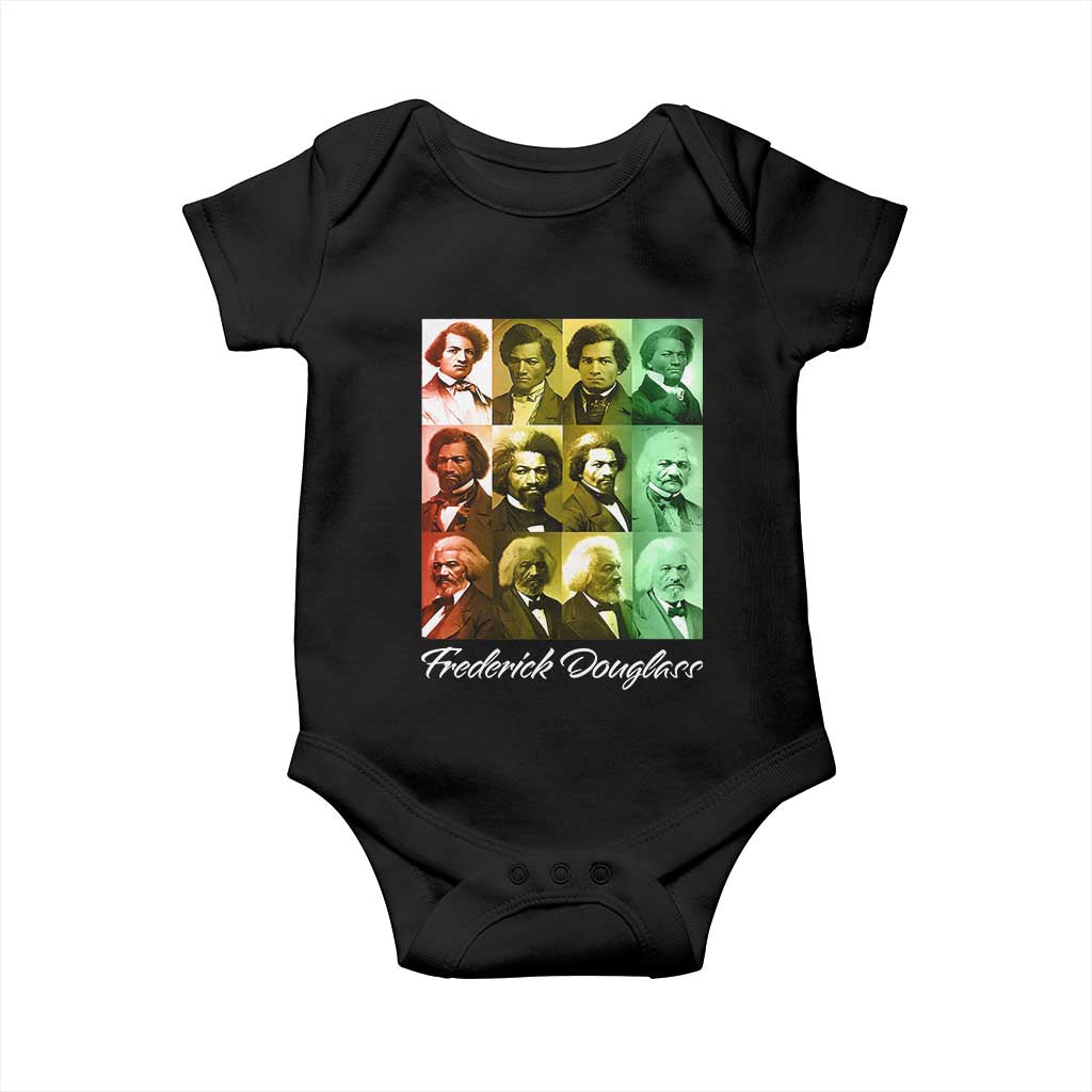 Life Of Frederick Douglass Baby Onesie Black History Month TS09 Black Print Your Wear