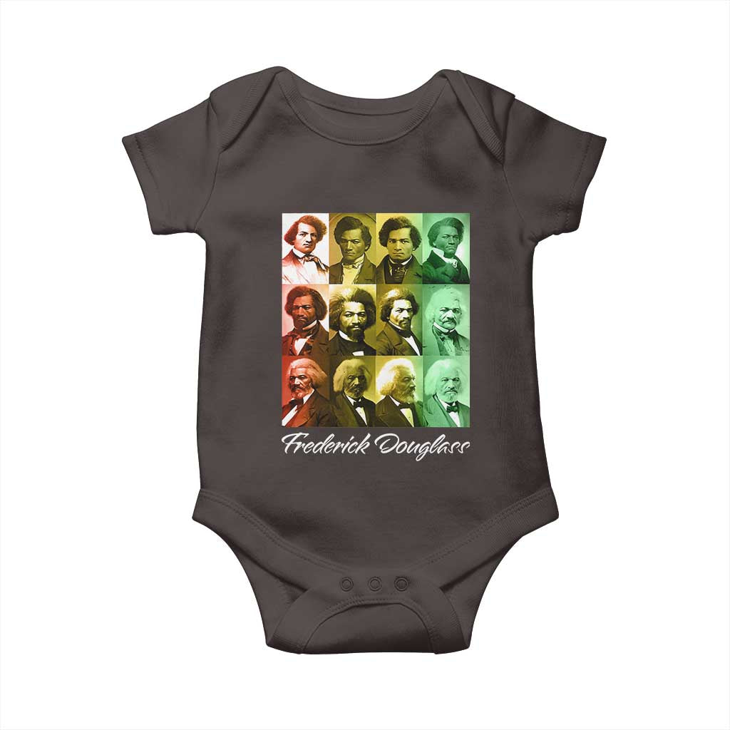 Life Of Frederick Douglass Baby Onesie Black History Month TS09 Dark Chocolate Print Your Wear