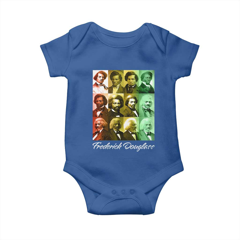 Life Of Frederick Douglass Baby Onesie Black History Month TS09 Royal Blue Print Your Wear