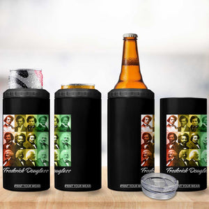 Life Of Frederick Douglass 4 in 1 Can Cooler Tumbler Black History Month TS09 Print Your Wear