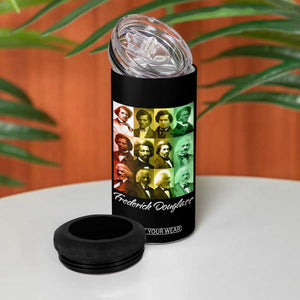 Life Of Frederick Douglass 4 in 1 Can Cooler Tumbler Black History Month TS09 Print Your Wear
