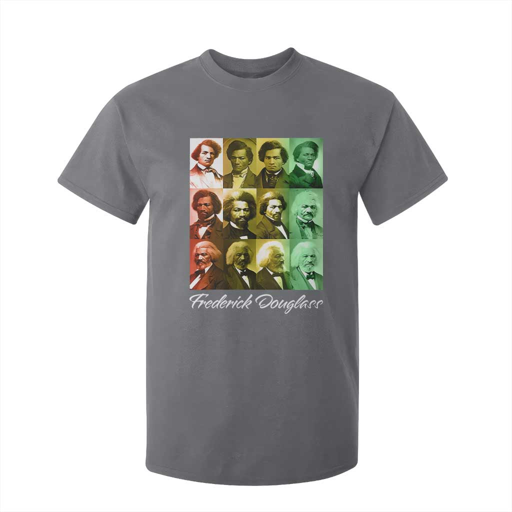 Life Of Frederick Douglass T Shirt For Kid Black History Month TS09 Charcoal Print Your Wear