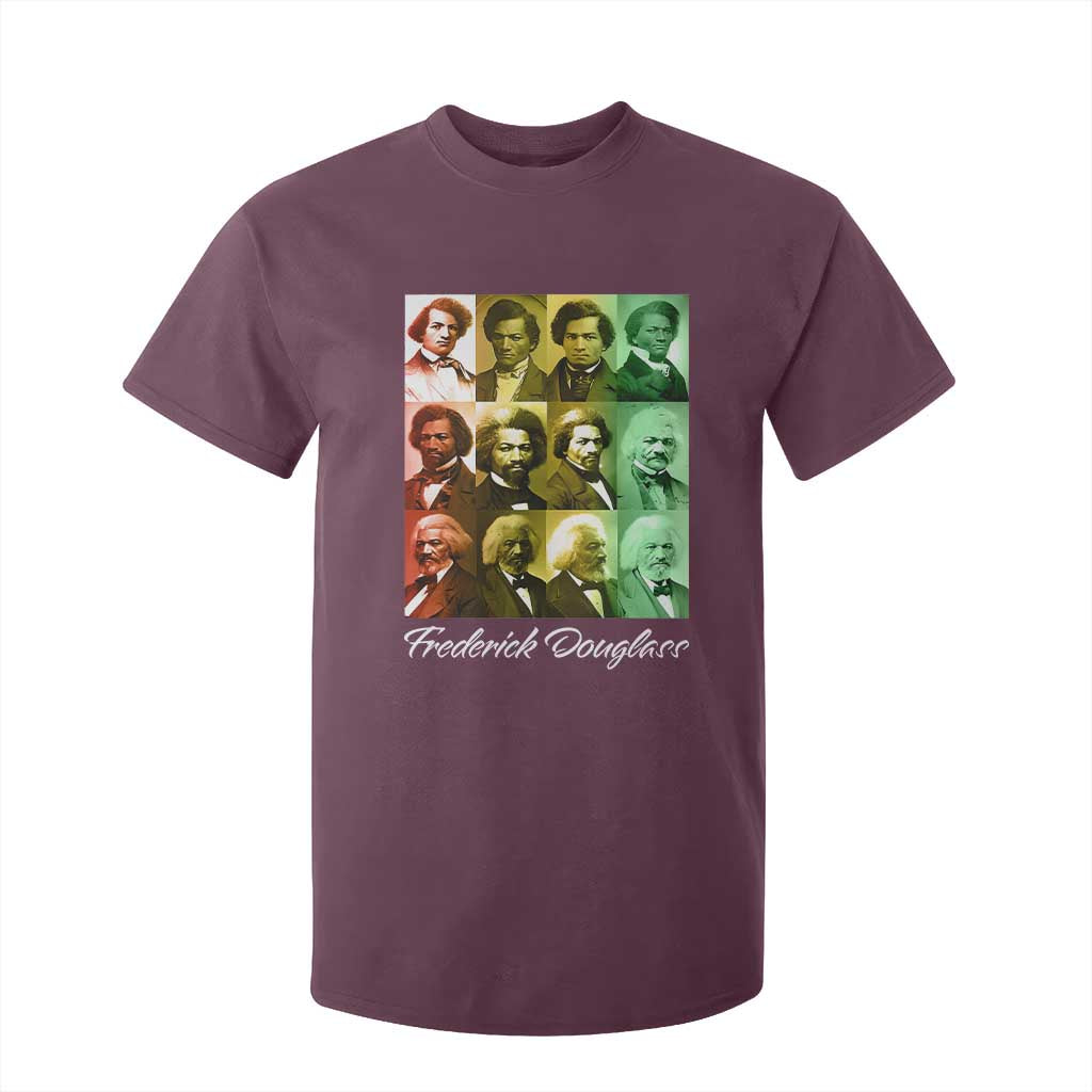 Life Of Frederick Douglass T Shirt For Kid Black History Month TS09 Maroon Print Your Wear