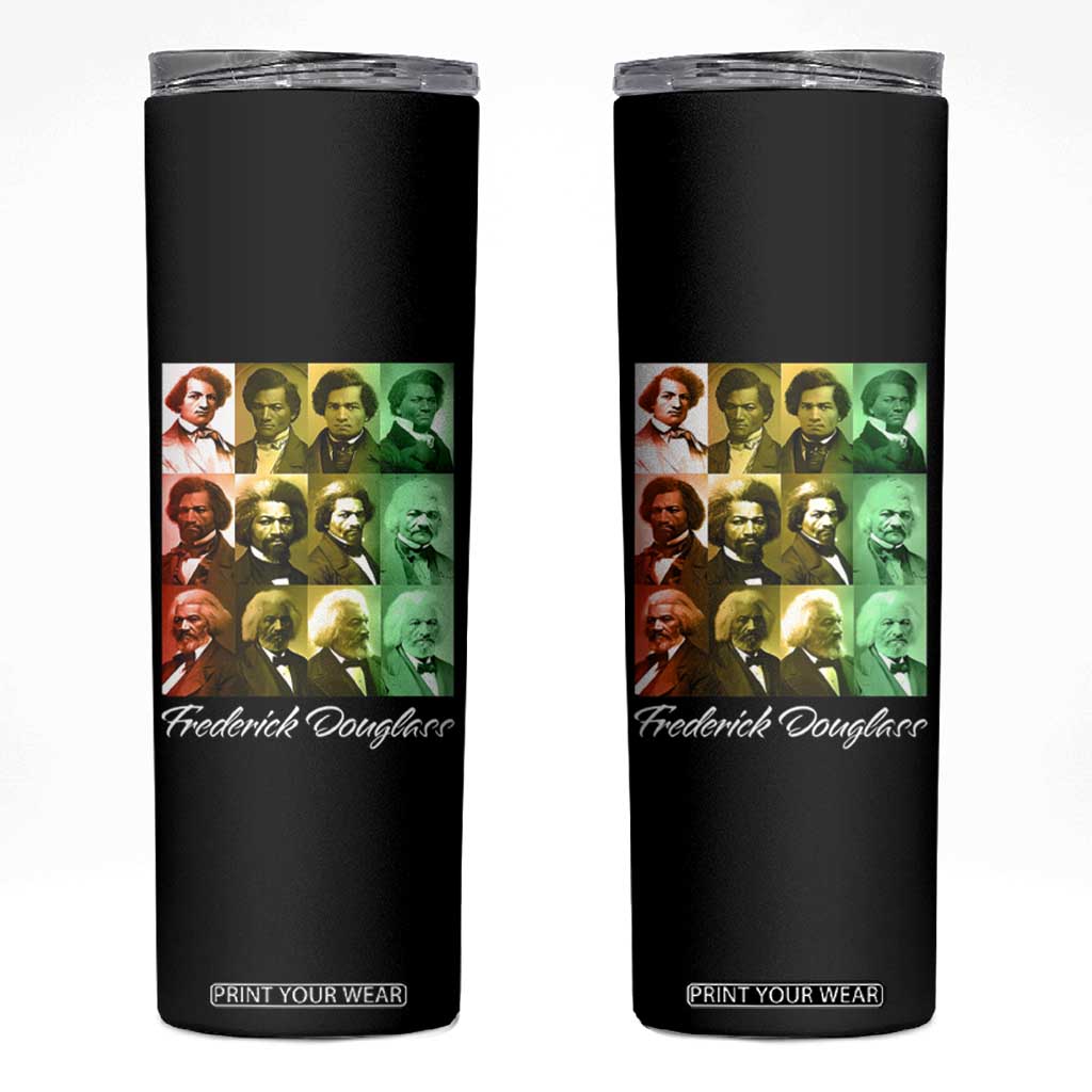 Life Of Frederick Douglass Skinny Tumbler Black History Month TS09 Black Print Your Wear