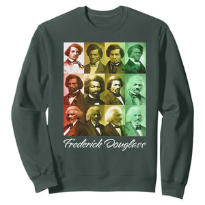 Life Of Frederick Douglass Sweatshirt Black History Month TS09 Dark Forest Green Print Your Wear