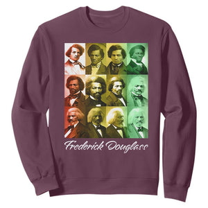 Life Of Frederick Douglass Sweatshirt Black History Month TS09 Maroon Print Your Wear