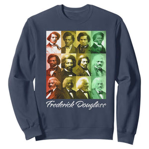 Life Of Frederick Douglass Sweatshirt Black History Month TS09 Navy Print Your Wear
