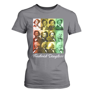 Life Of Frederick Douglass T Shirt For Women Black History Month TS09 Charcoal Print Your Wear