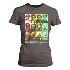 Life Of Frederick Douglass T Shirt For Women Black History Month TS09 Dark Chocolate Print Your Wear