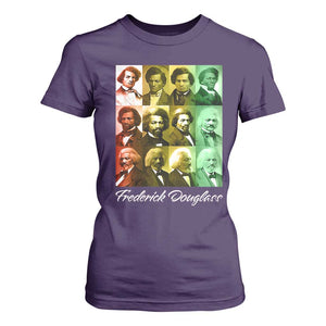 Life Of Frederick Douglass T Shirt For Women Black History Month TS09 Purple Print Your Wear