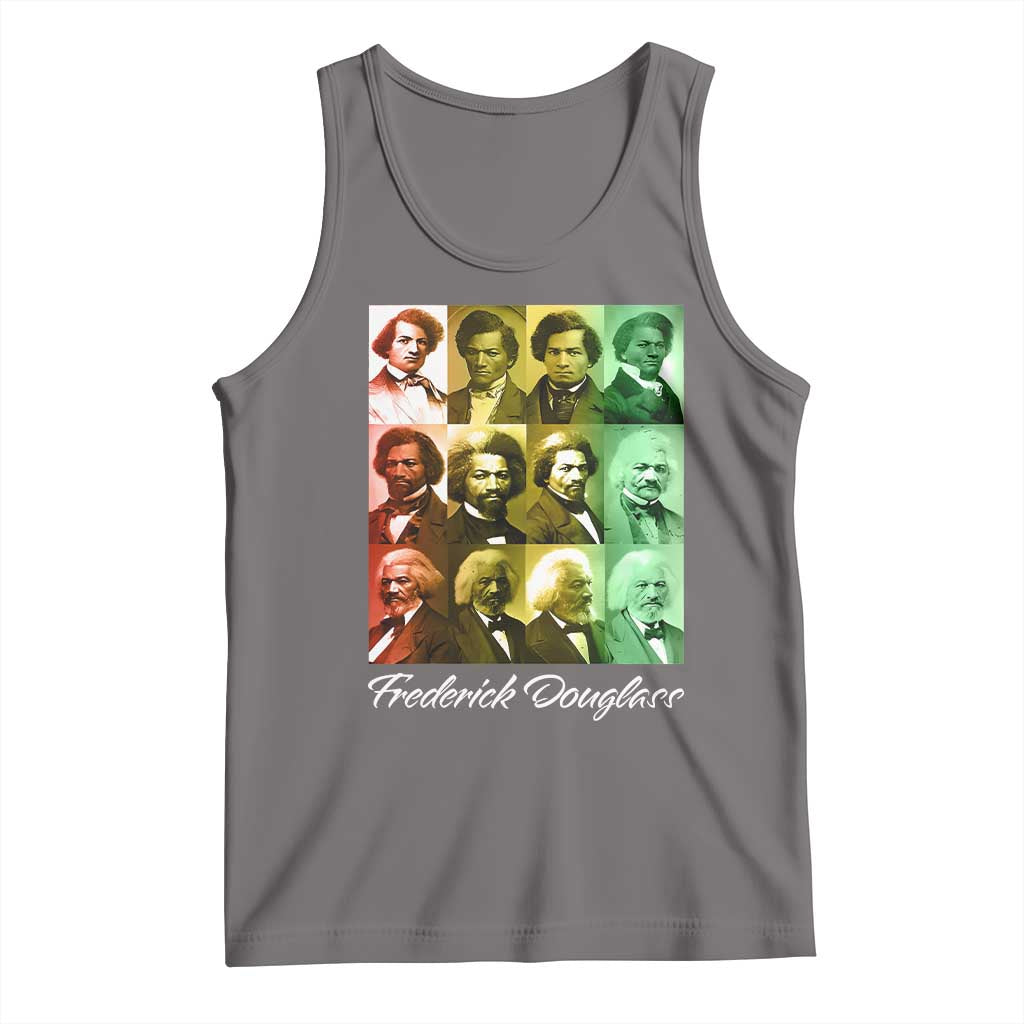 Life Of Frederick Douglass Tank Top Black History Month TS09 Deep Heather Print Your Wear