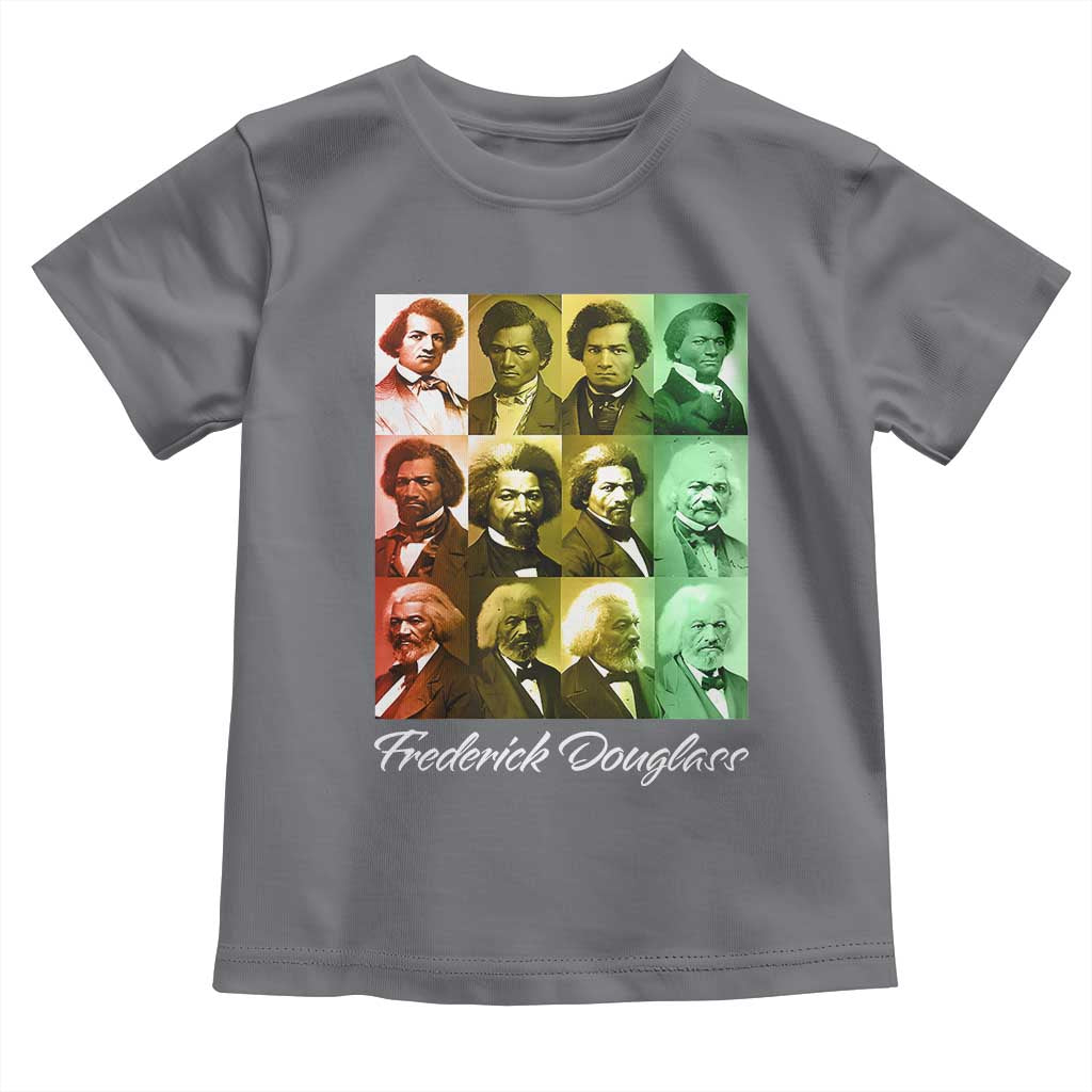 Life Of Frederick Douglass Toddler T Shirt Black History Month TS09 Charcoal Print Your Wear