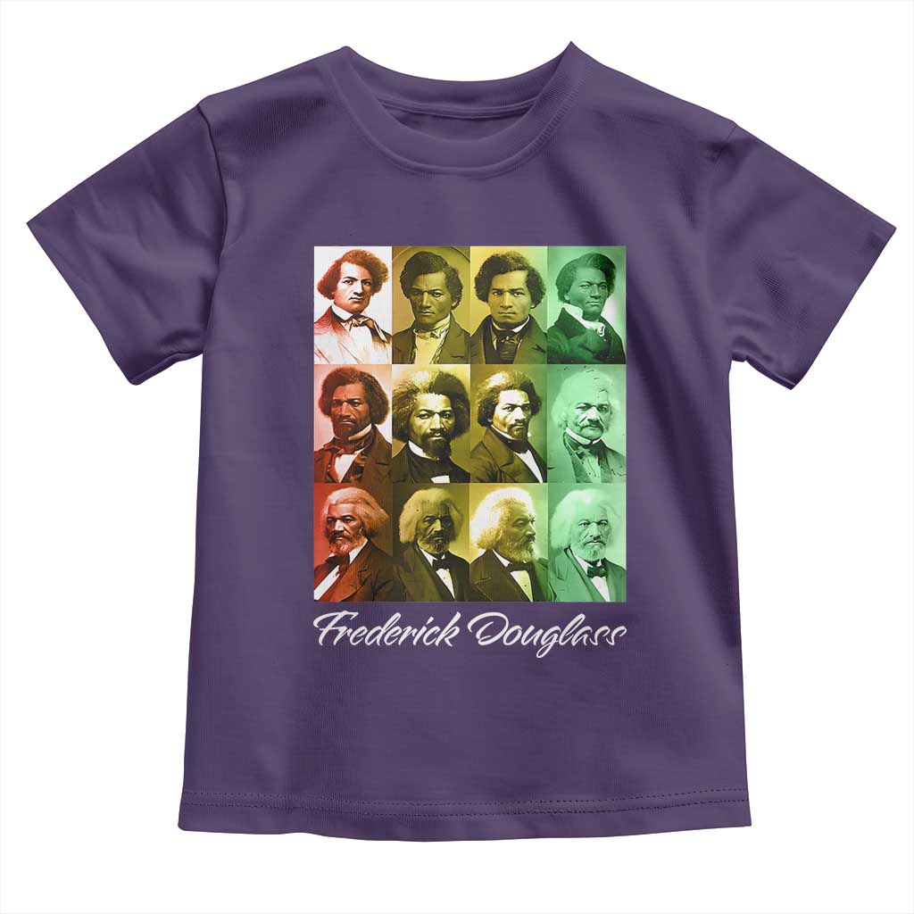 Life Of Frederick Douglass Toddler T Shirt Black History Month TS09 Purple Print Your Wear