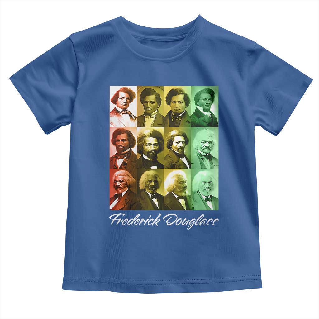 Life Of Frederick Douglass Toddler T Shirt Black History Month TS09 Royal Blue Print Your Wear