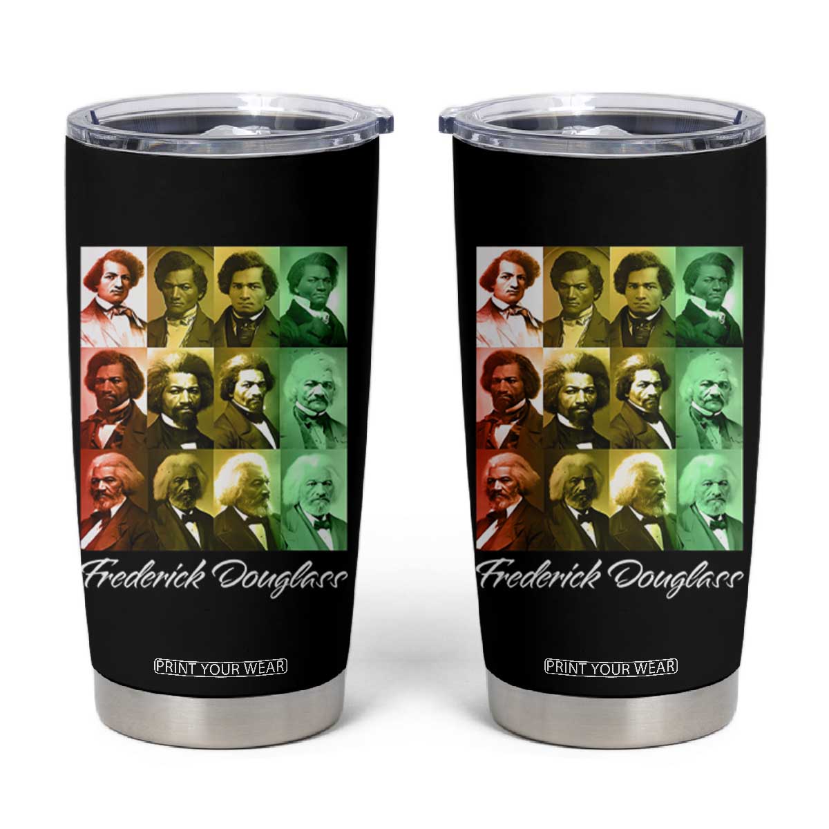Life Of Frederick Douglass Tumbler Cup Black History Month TS09 Black Print Your Wear