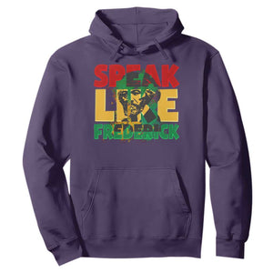Speak Like Frederick Douglass Hoodie Black History Month TS09 Purple Print Your Wear