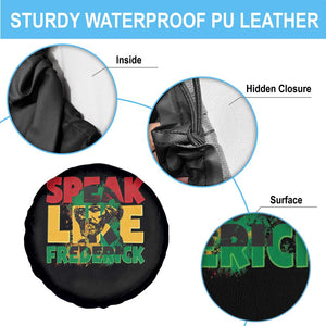 Speak Like Frederick Douglass Spare Tire Cover Black History Month TS09 Print Your Wear