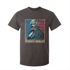 Frederick Douglass T Shirt For Kid It Is Easier To Build Strong Children Than To Repair Broken Men BHM TS09 Dark Chocolate Print Your Wear