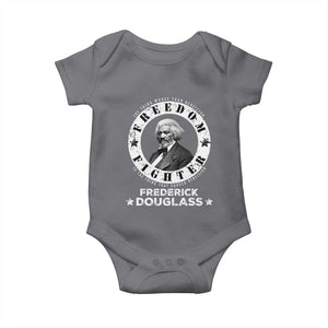 Frederick Douglass Baby Onesie The Thing Worse Than Rebellion Is The Thing That Causes Rebellion TS09 Charcoal Print Your Wear